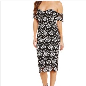 Gianni Bini Wild Flower Lace Dress